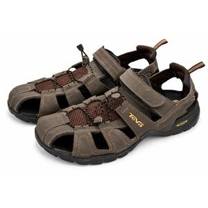 Teva Forebay Men's Size 13 Brown Closed Toe Water Trail Hiking Sandals 1001116